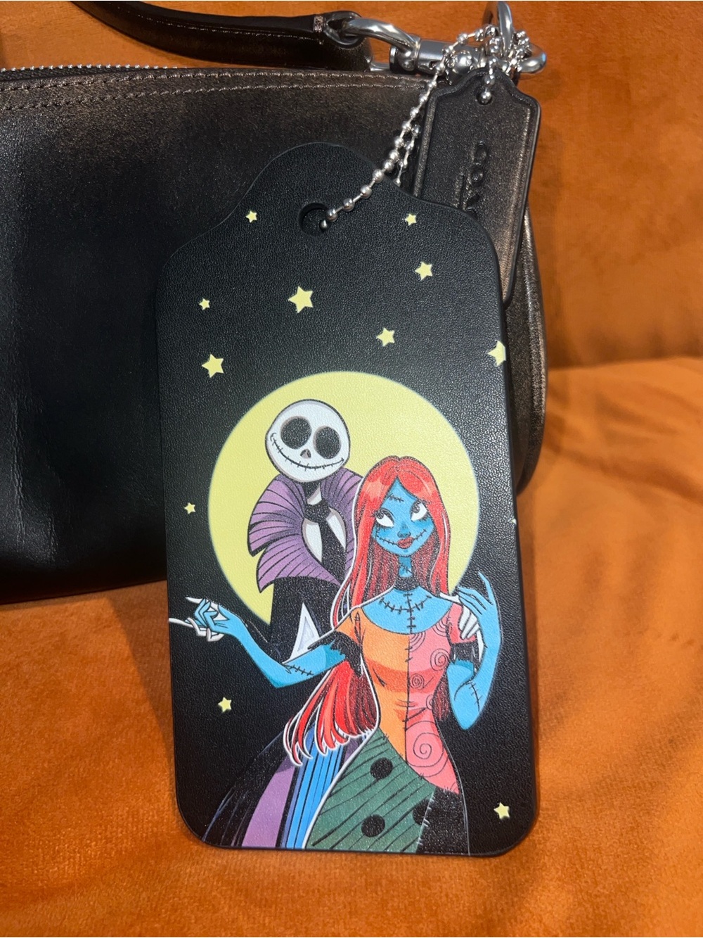 Coach Black Nightmare Before Christmas XXL hangtag